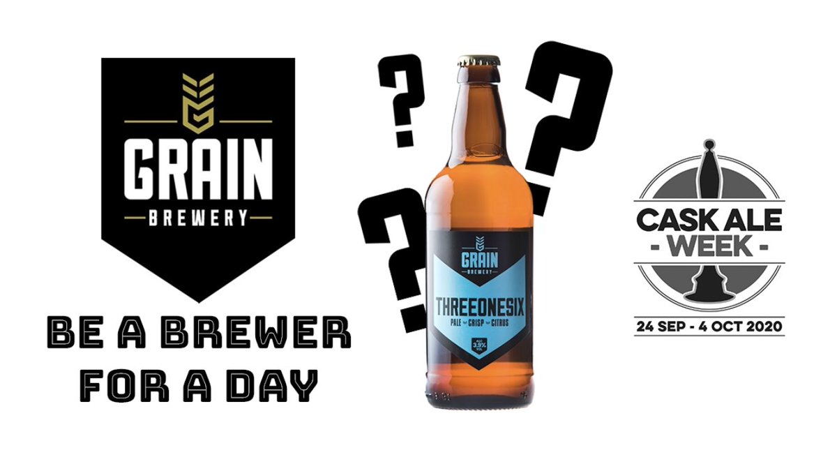 Grain Brewery (@grainbrewery) on Twitter photo Want to be a brewer for a day? To celebrate <a href="/caskaleweek/">Cask Ale Week</a> from 24 September, weâre running a competition and you could be a brewer for a day. Plus other giveaways.
More details closer to #caskaleweek Want to be a brewer for a day? To celebrate <a href="/caskaleweek/">Cask Ale Week</a> from 24 September, weâre running a competition and you could be a brewer for a day. Plus other giveaways.
More details closer to #caskaleweek