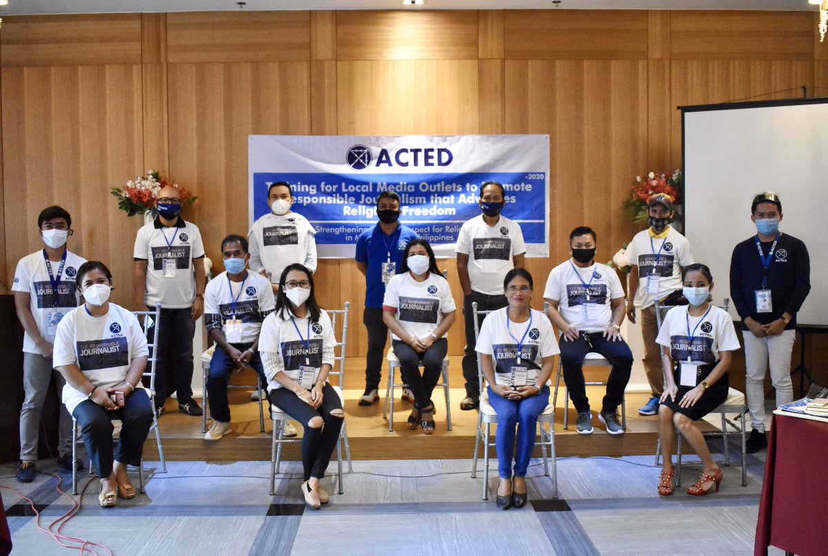 This week 12 media practitioners from #SultanKudarat signed the commitment to support #ReligiousFreedom during a training on responsible journalism organised by  <a href="/ACTEDPH/">ACTED Philippines</a> 

The training was co-facilitated by <a href="/themoropreneur/">The Moropreneur Inc</a>