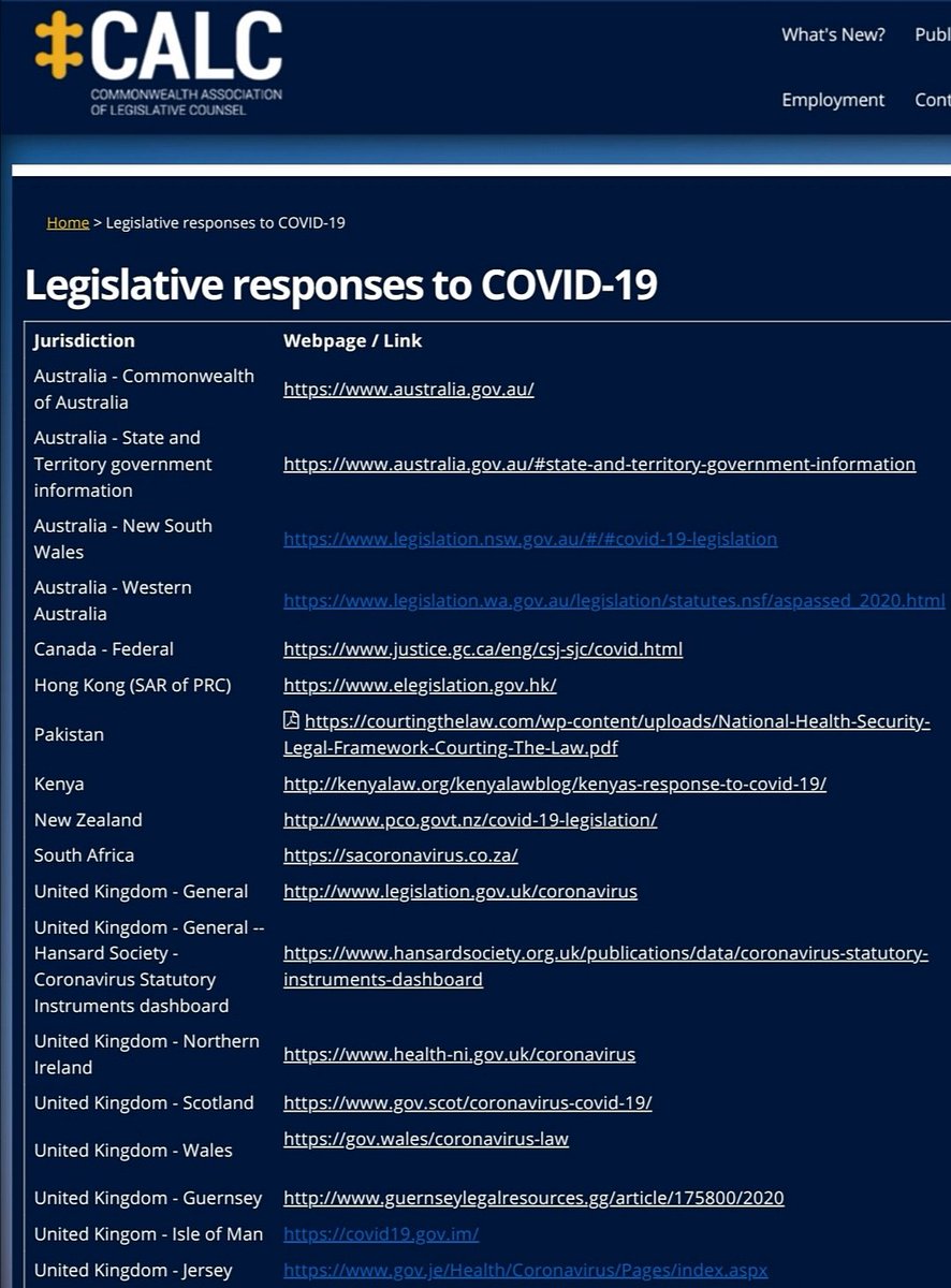 courtingthelaw's tweet photo. Very honoured that #CourtingTheLaw's research paper on the legislative responses to #COVID19 has been listed by the Commonwealth Association of Legislative Counsel as the only private paper from #Pakistan🇵🇰 among official reports of govts across the world.
@taimur_malik @chughtae https://t.co/BDCoA0lkdB