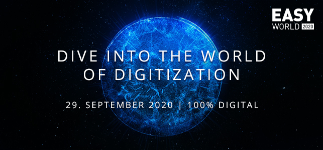 Keine Enge, keine Räume, keine Grenzen – und am Abend: Wein &amp; Olivenöl-Tasting. Jetzt kostenfrei anmelden! 
#digitalisierung #messe #easyworld2020 digitalbusiness-cloud.de/easy-world-202…