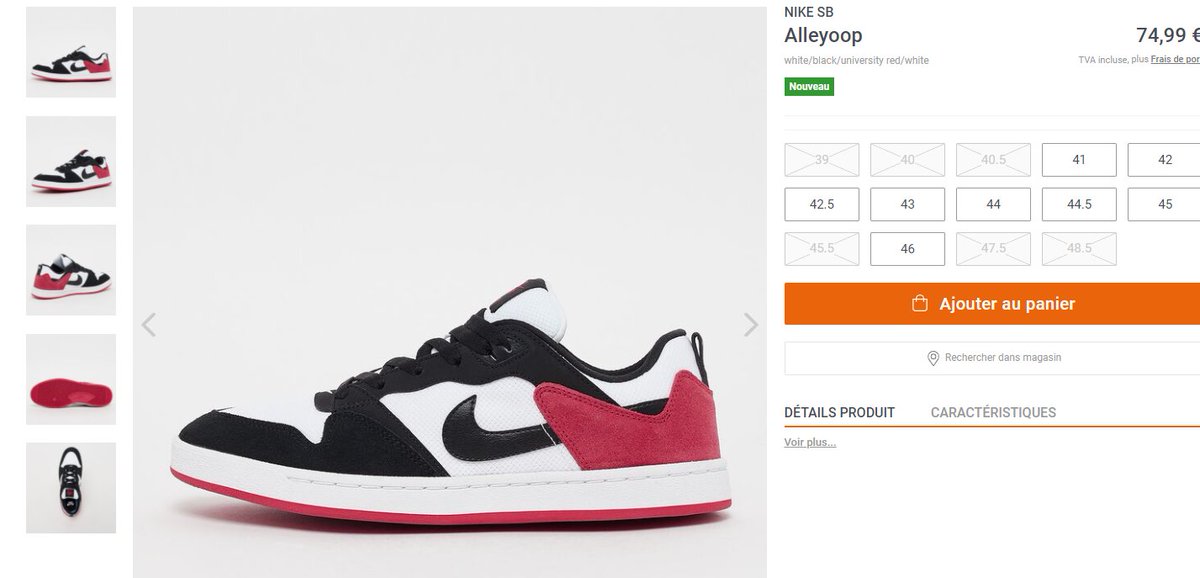 nike sb alleyoop red