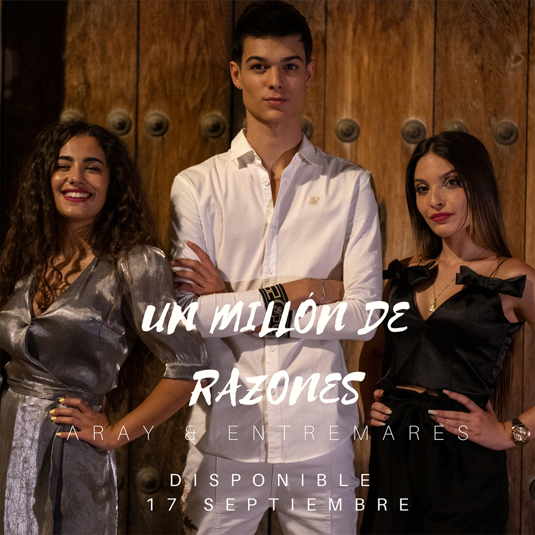 💣17 DE SEPTIEMBRE - "UN MILLÓN DE RAZONES"💣

No queda nada para disfrutar de los nuevo de <a href="/OficialAray/">Aray</a> junto a <a href="/ENTREMARESmusic/">ENTREMARES</a>