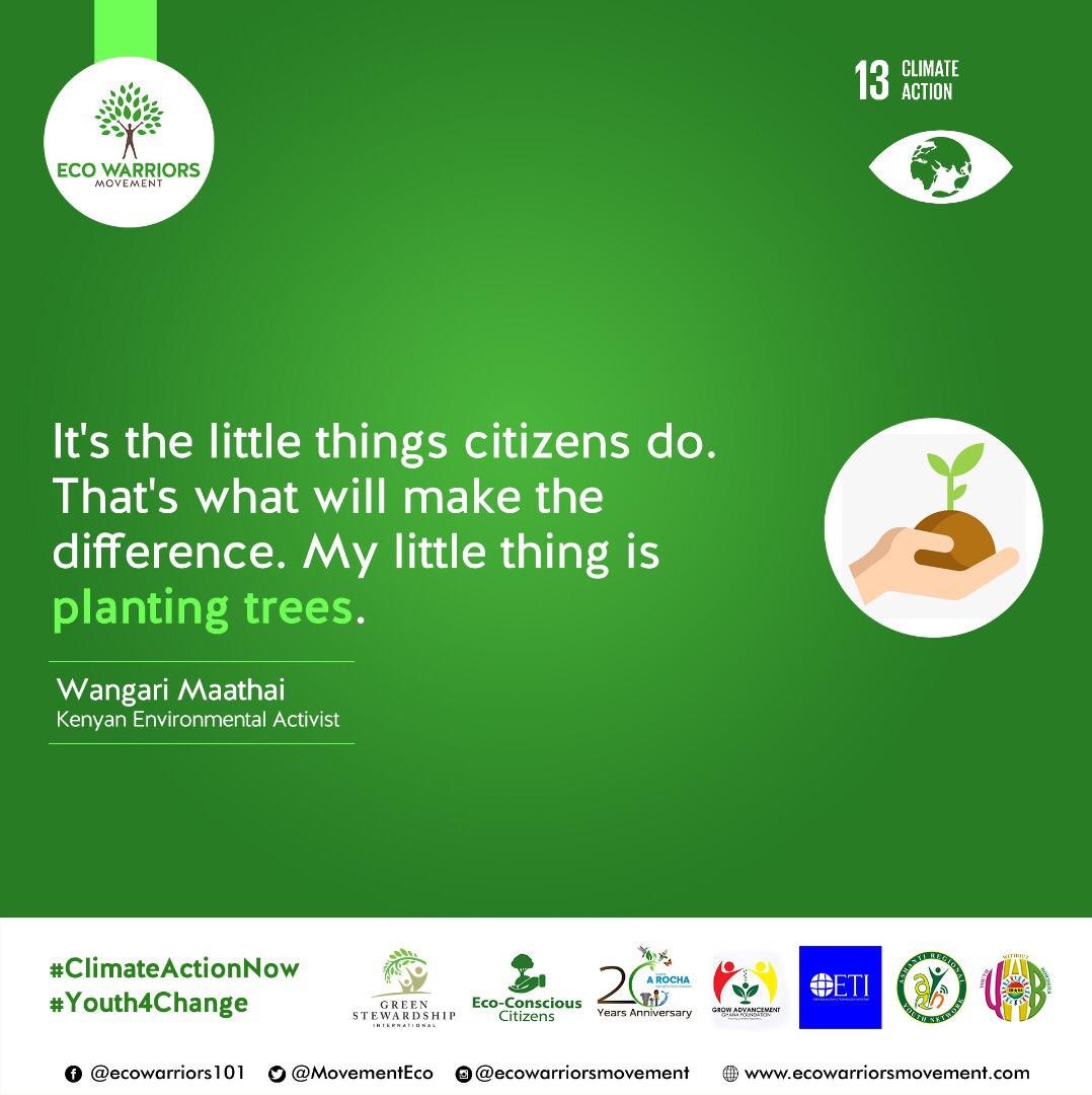 CLIMATE CHANGE CAMPAIGN DAY 3
There are two important concepts in climate action: MITIGATION and ADAPTATION. Mitigation actions address the causes of climate change whiles Adaptation actions address the impacts. Perhaps Tree Planting is one of the best mitigation action.