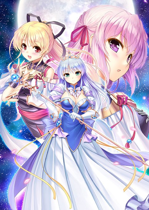 定番人気！ 夜明け前より瑠璃色な フィーナ F6キャンバスアート 絵画