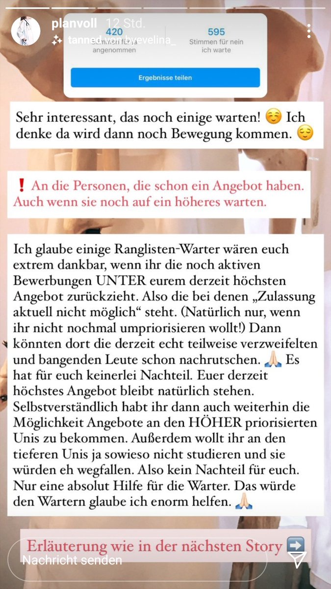 BeerBaerBeer's tweet photo. Gefunden auf Instagram, in der Story von "planvoll". Wäre echt super, wenn möglichst viele Leute das machen würden, um wieder etwas Schwung ins Verfahren zu bringen. 
#hochschulstart https://t.co/r2gD0uSfW5