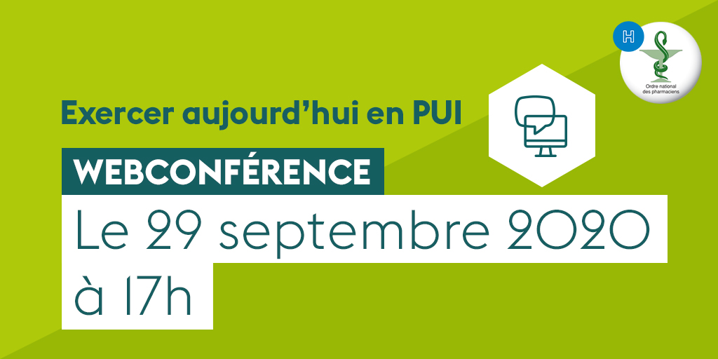 Ordre_Pharma's tweet photo. 📆A vos agendas : le Conseil central représentant les #pharmaciens des établissements de santé ou médicosociaux et des services d’incendie et de secours #sectionH organise le mardi 29 septembre à 17h, sa 1re webconférence
📺 Exercer aujourd’hui en #PUI
➡️https://t.co/vfoGFCvMYr https://t.co/NP57iP33pa