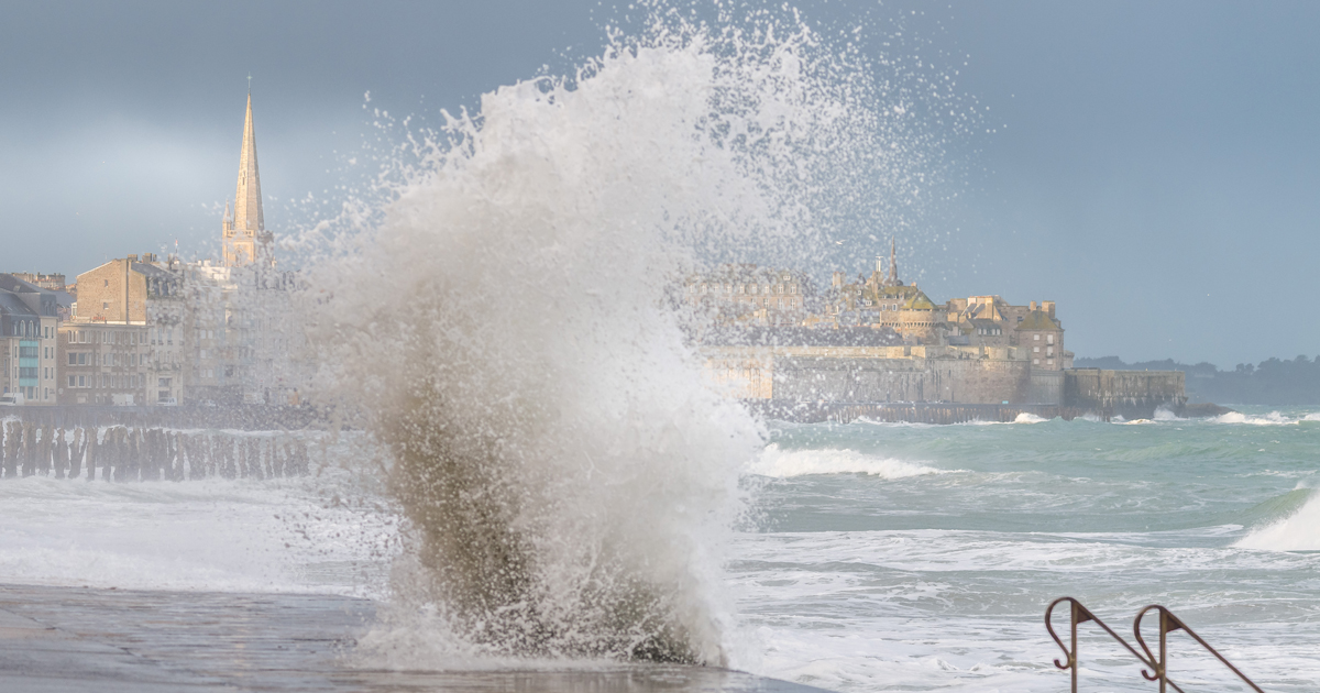 Les grandes marées sont de retour à #saintmalo avec un coefficient allant jusqu'à 113 🙂🐟🦀💦 #bretagne bit.ly/3iArTf3