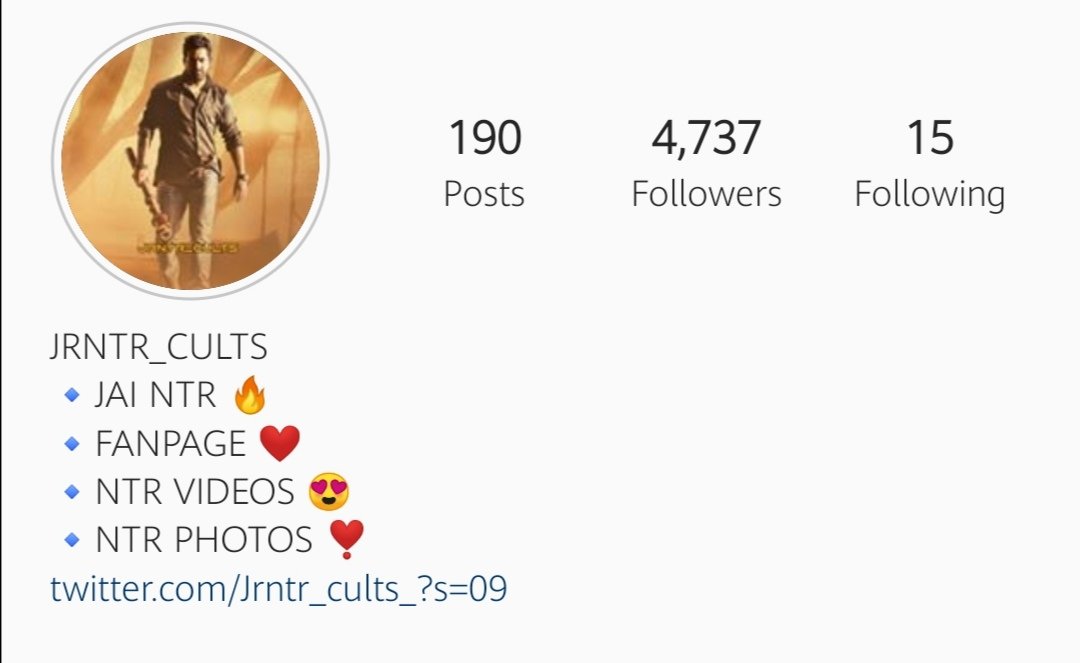 Jrntr_cults_'s tweet photo. Started New FC 👉❤️
4.7K followers insta 😊
https://t.co/45Mi3qSddc
Need Support in Twitter 🙏🏻❤️
#KomaramBheemNTR @tarak9999 https://t.co/2fFeiau1jT