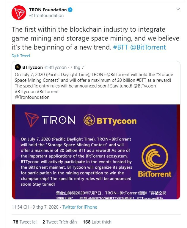 Klever_Nguyen's tweet photo. @justinsuntron @Tronfoundation Is there anything else to say. TRON promotes a scam project BTTycoon
TRON Foundation change name is TRON SCAM
#BTTycoon #BTT #justinsun #TRON https://t.co/F5hHYdf6qz