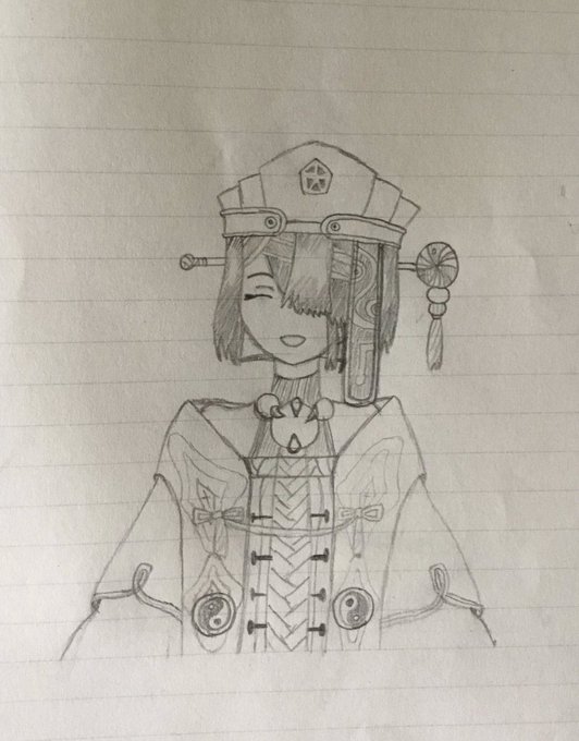 アナログで徐福ちゃん描いた
#fgo 