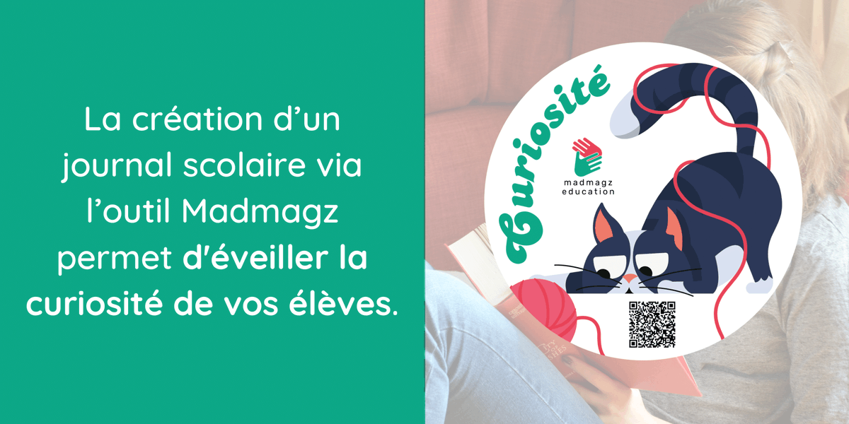 MadmagzEdu's tweet photo. [Pourquoi créer un #journalscolaire ?]

#Raison3 : Lors du processus de création d'un journal, le travail de recherche permet d'éveiller la curiosité des élèves.🌟

🚀📨 Recevez votre devis, démarrez vos projets : https://t.co/RPP2AlQ1We https://t.co/igB7cIVo18