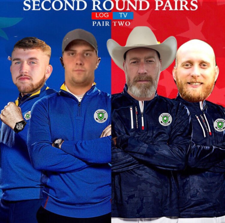 TheLeagueofGen2's tweet photo. THE 2020 CAEDER CUP! Second out this Saturday, see’s the European Captain @Rhys_Jones99 pair up with his old partner @harry_oliverr. Representing team USA is the father and son duo of LOG legends @ChrisPcock1966 and @SamFin53. In the singles, Rhys plays Dai. Harry plays Sam🇪🇺🏆🇺🇸 https://t.co/VDGkViEtDl