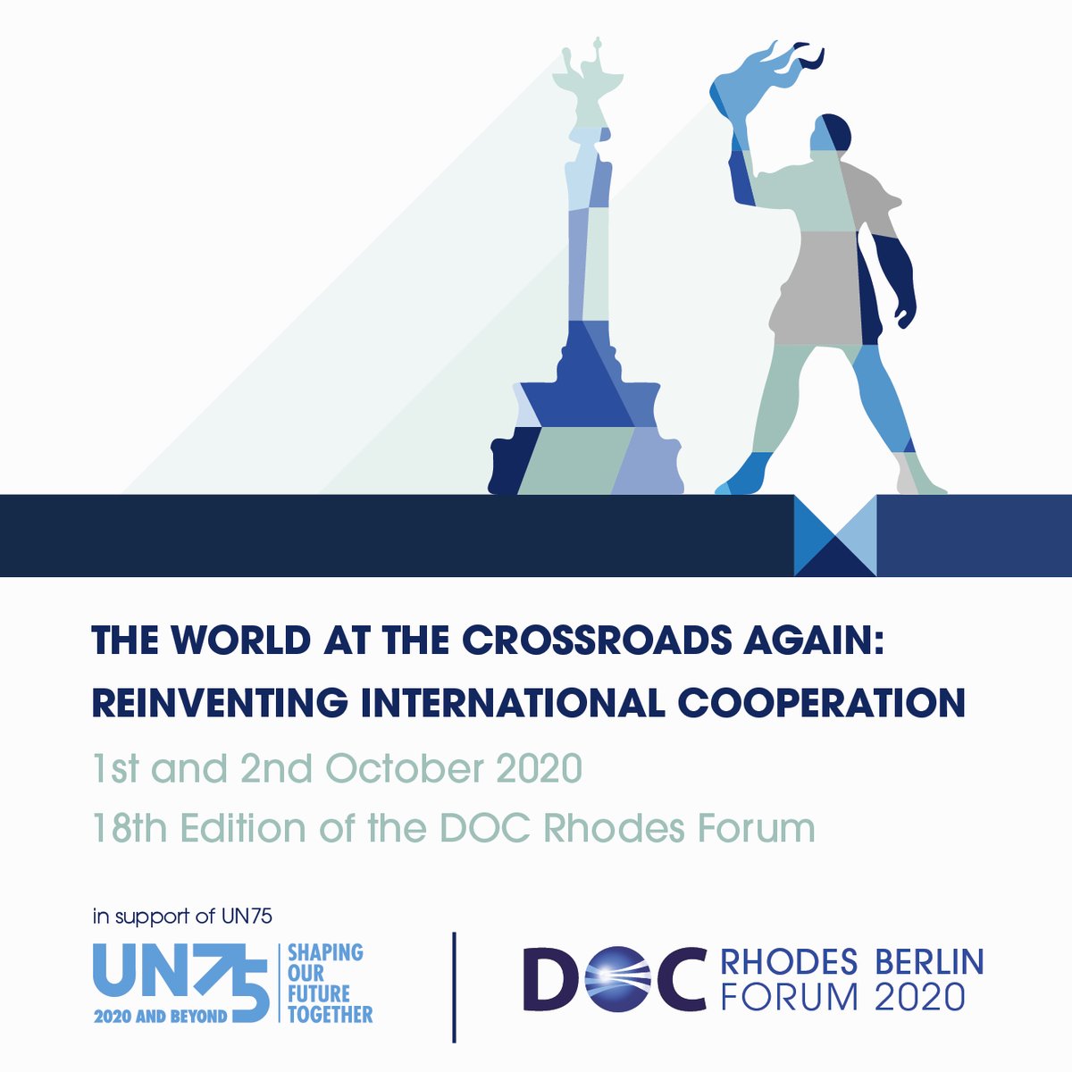 DOCResearchInst's tweet image. Clash, deadlock, or dialogue? On 1 &amp;amp; 2 October, the world’s foremost thinkers will take the pulse of the emerging world order. Come and shape what happens. 

Registration for the #RhodesForum2020 is free and open to all at rhodes2020.doc-research.org/#register-now