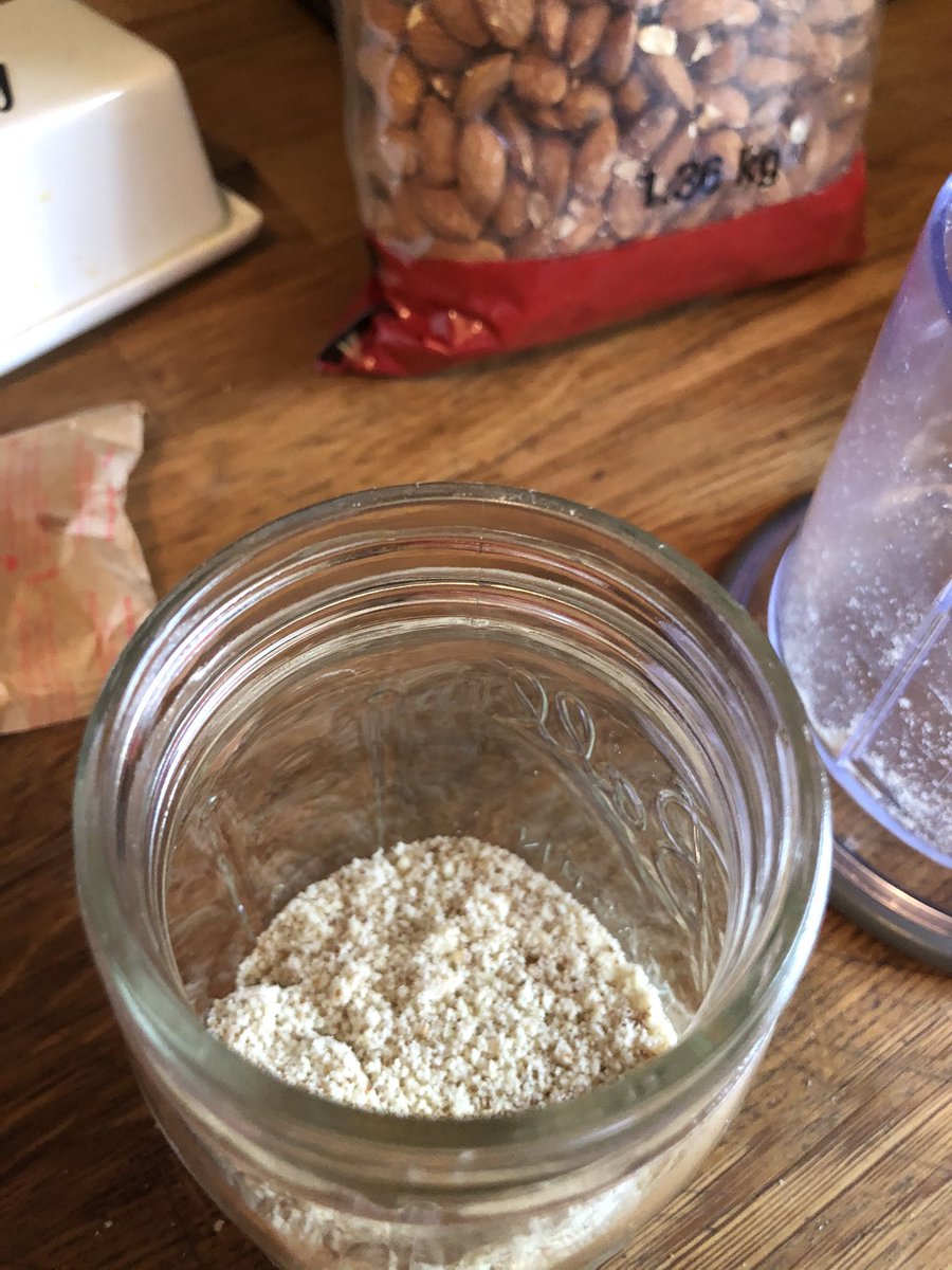 Made almond flour for #keto croissants. Literally the easiest thing ever that not only saved money but a trip to the store. Loving how easy this new change is, and how it feeds one of my main therapies: cooking! #writerslife #foodie #ketogeniclifestyle #cookingtherapy