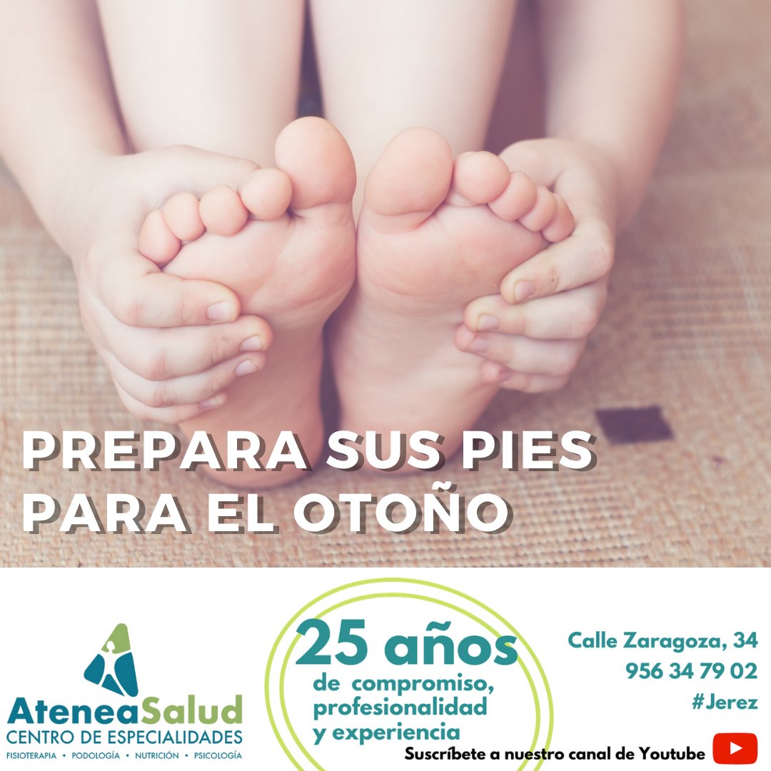 Vuelta al cole de lo más pequeños. Prepara sus pies para la nueva temporada de otoño y el cambio de zapatos, con una revisión en #AteneaSalud 
🍂🍁 .Pide ya tu cita con nuestro #podólogo.
ℹ️ Calle Zaragoza 34 - Jerez
📞 956 347 902
