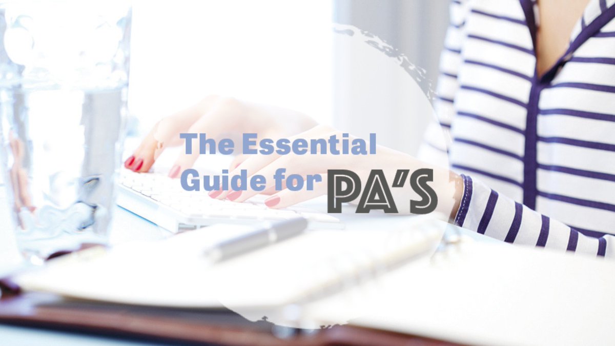 FREE EBOOK: The Essential Guide for PA's
Here you’ll find some great articles and top tips about how to effectively manage your time, plan your day and organise meetings. Download here >> hubs.ly/H0vBsB90