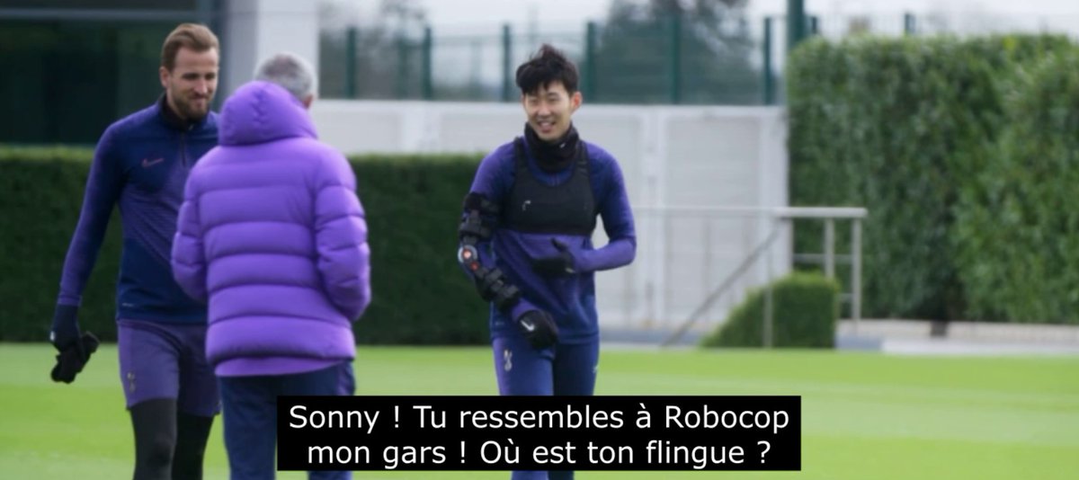 28/ Enfin une bonne nouvelle : Son et Kane sont de retour à l'entraînement avant l'interruption des compétitions liée au Covid19. Mourinho s'en réjouit.