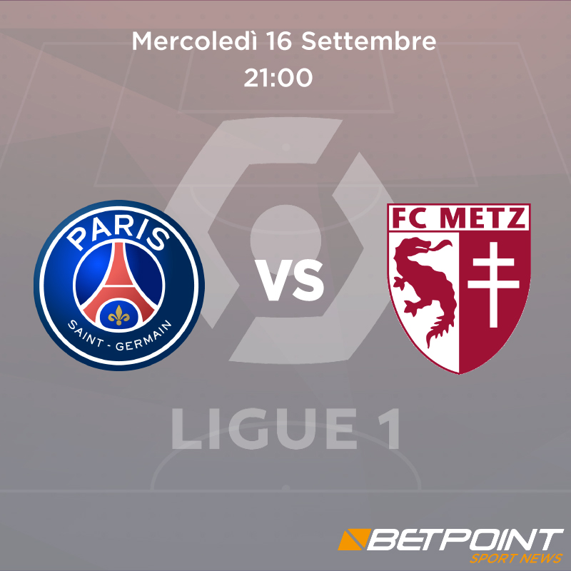 BetpointNews's tweet photo. Il Psg di Tuchel torna in campo per il recupero della prima giornata di Ligue 1 contro il Metz.
#betpoint #sportnews #16settembre #Ligue1 #PSGMetz #ParisSaintGermain #Paris #AllezParis #ICICESTPARIS #Football #PSGFCM #Grenats #Metz #Ligue1UberEats https://t.co/tC3lHZXC7t