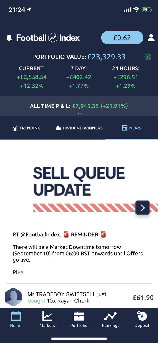 FiGoodman's tweet photo. What a difference a week makes π#footballindex #TheGameChanged @FootballIndex https://t.co/WRoEjTTfMj