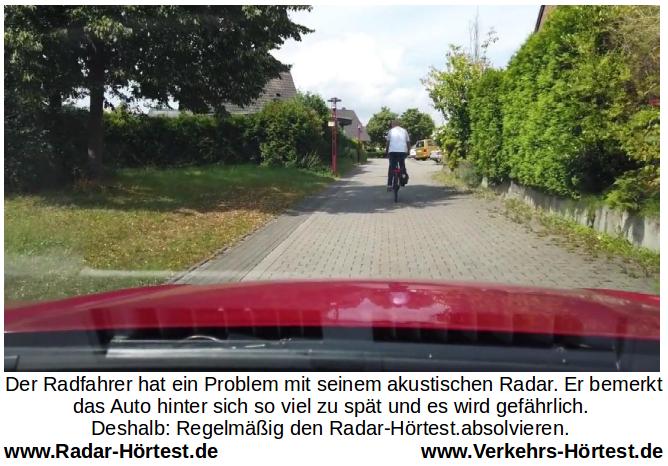 Regelmäßig das akustische Radar überprüfen. Der Radar-Hörtest im modernen Fachbetrieb machts möglich. Für Ihre akustische Sicherheit im Verkehr. #RadarHörtest #VerkehrsHörtest #Unfallprävention #Hörtest #SicherImVerkehr #SicherRadfahren