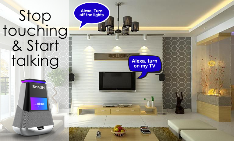 WooBloo's tweet photo. COVID-19 has brought a paradigm shift from touch to talk, allowing people to limit touching surfaces. And utilizing a smart speaker's voice assistant could be a better solution.  
#alexa #voiceassistant #smartdevices #smartspeaker #smartprojector #woobloo

https://t.co/OGMUk8524J https://t.co/yHksxIwd7G