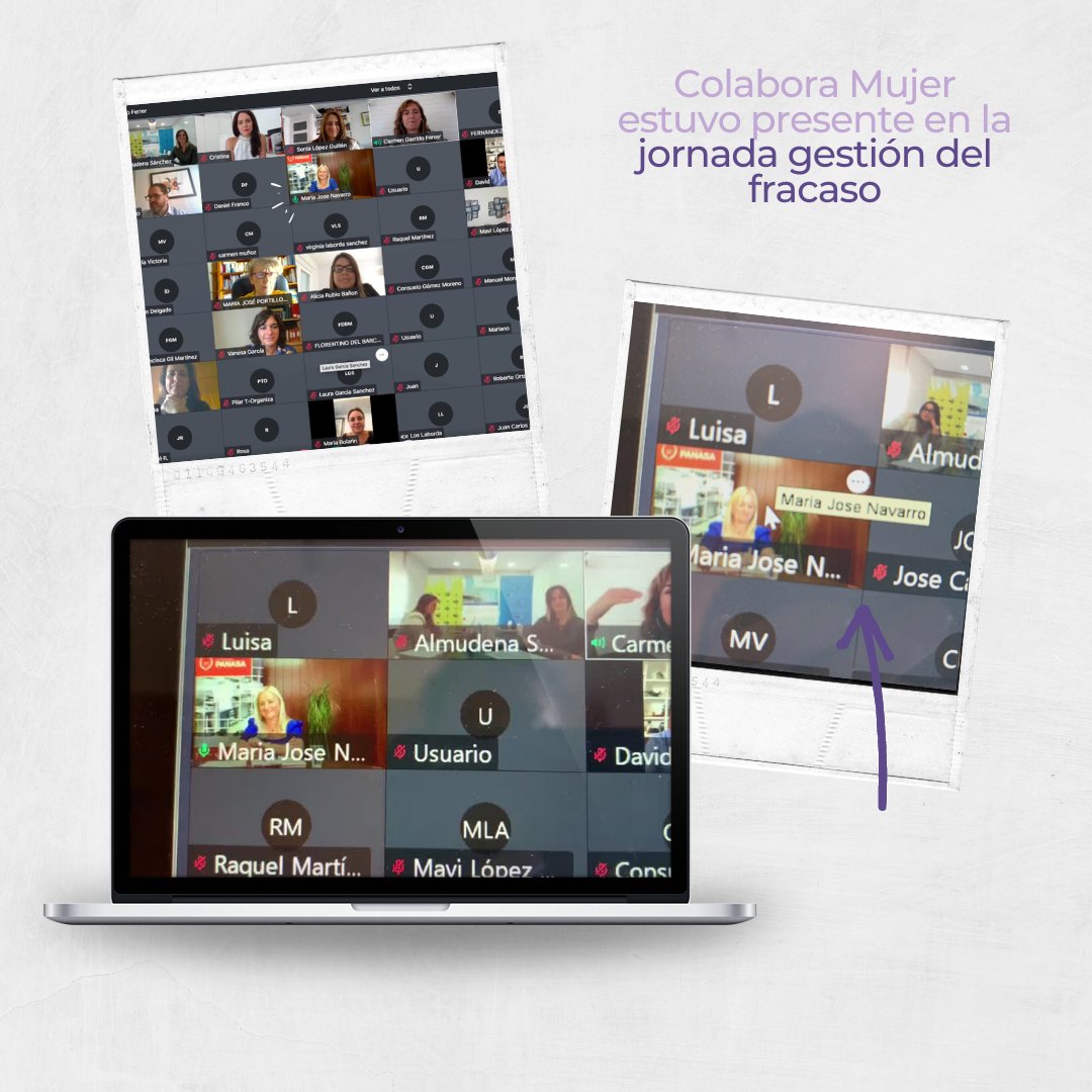 ColaboraMujer's tweet photo. Nuestra compañera y miembro de la Junta Directiva de Colabora Mujer 👉🏻Maria José Navarro Sarabia, fue ponente el pasado viernes en la Jornada de gestión del fracaso Proyecto REBORN, en la que nos compartió su experiencia profesional. ¡Nos encantó una vez más aprender de ella! https://t.co/4VUIsyvXUb