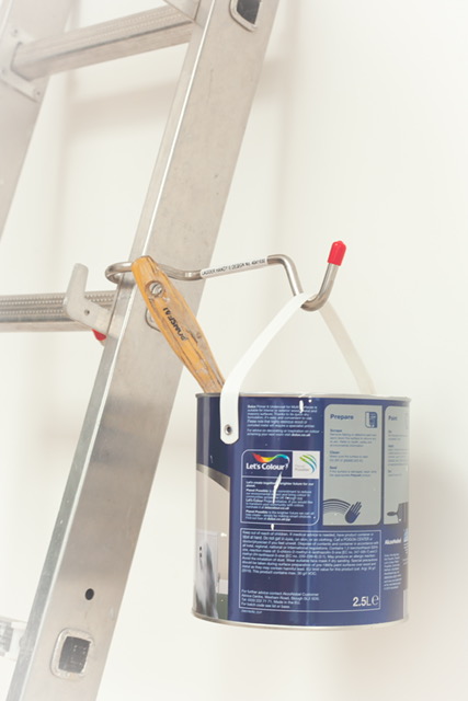Don't Struggle when decorating, the ladder handy solves the issue of holding onto the paint tin and the ladder when working reducing any risk of falling, allowing you to work away safely and more efficiently.

Buy yours now: ladder-handy.com

Perfect gift!