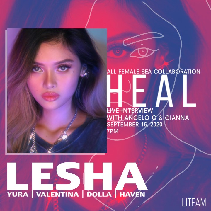LitFam_ofc's tweet photo. Catch @LeshaLiton together with @yurayunita, @Valentinaploy, @theonlyhaven &amp; @dollaofficialMY on #TheVibe891, Wednesday, Sept 16 at 7 pm!

#HEALProject #pantawidngpagibig @Wave891FM https://t.co/Ng7YhxiEjO