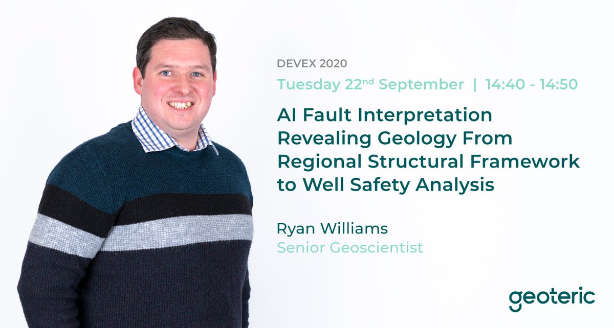 Geoteric (@geoteric) on Twitter photo Don't miss #Geoteric's presentation during Tuesday's Techbyte Session at the <a href="/DEVEX_Conf/">DEVEX Conference</a> 2020, next week!
Register for the event: hubs.ly/H0wlMbQ0
#AI #ML #Seismic #SeismicInterpretation #OilandGas #Software #DigitalTransformation #WellPlanning Don't miss #Geoteric's presentation during Tuesday's Techbyte Session at the <a href="/DEVEX_Conf/">DEVEX Conference</a> 2020, next week!
Register for the event: hubs.ly/H0wlMbQ0
#AI #ML #Seismic #SeismicInterpretation #OilandGas #Software #DigitalTransformation #WellPlanning