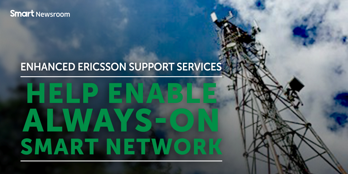 .<a href="/LiveSmart/">SMART</a>, the wireless unit of the Philippines’ only integrated telco and digital services provider <a href="/pldt/">PLDT Inc.</a>, has deployed the new <a href="/ericsson/">Ericsson</a> Support Services capabilities on a large scale. Read the full story here: bit.ly/2E4kvtq | #LevelUpToSmart #SmartLTENation