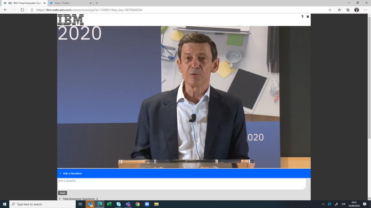 AlejandroBenit8's tweet photo. Desde @techdata_es  seguimos muy atentos al #IBMecosystem2020.  que conduce @Gabriel_Mateos de #IBM https://t.co/2OzPAwMaL7