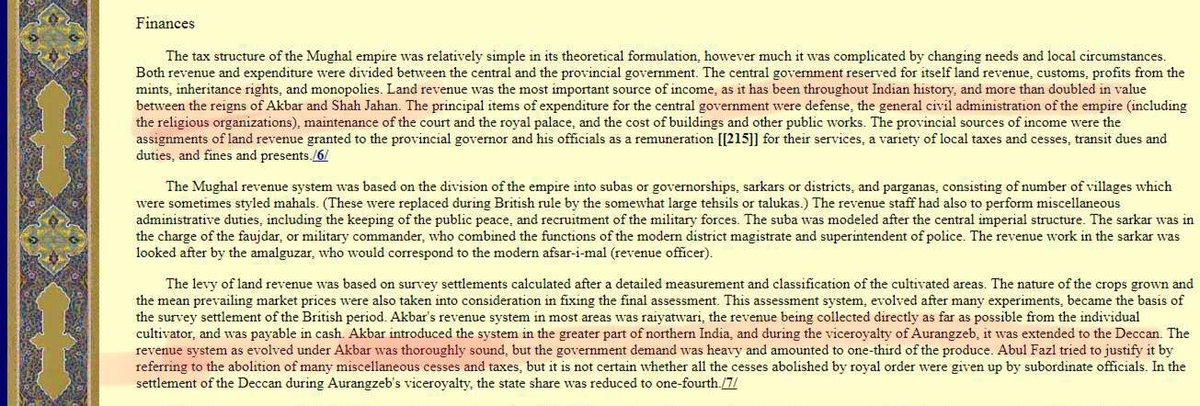 11/n Now  @irfhabib let me mention another book which I believe u won’t call as crap.People appreciate Akbar for better tax system. But records say otherwise.“Akbar’s taxes were highest”.Ref: Muslim Civilization in India by S. M. Ikram edited by Ainslie T. Embree