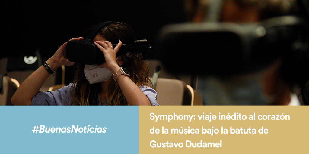 📰 #BuenasNoticias Presentamos #SymphonylaCaixa, un viaje para descubrir la música clásica de la mano de <a href="/GustavoDudamel/">Gustavo Dudamel</a> y la realidad virtual. 

Vía <a href="/elmundoes/">EL MUNDO</a> ➡ bit.ly/2FIdYoE