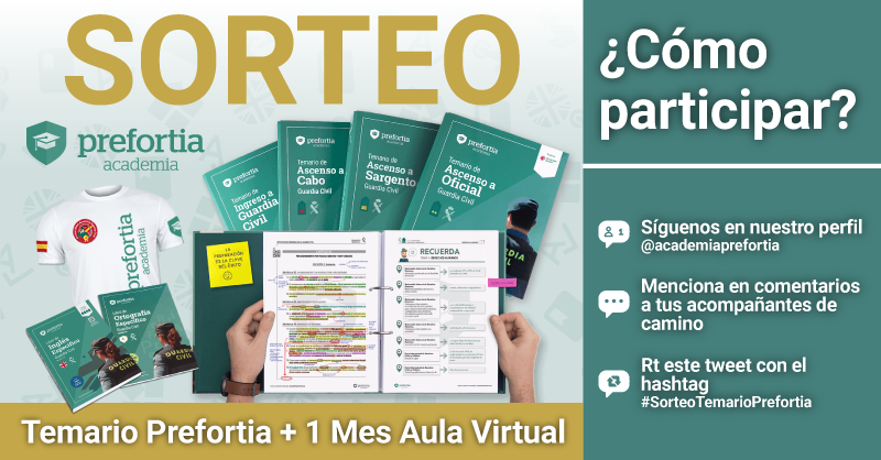 Prefortia's tweet photo. 📢¡NUEVO SORTEO!📢
👉Llévate el #TemarioPrefortia que elijas GRATIS:
 
1️⃣ ¡Síguenos!
2️⃣ Menciona a las personas que te estén acompañando en este camino💚
🔄RT con el hashtag #SorteoTemarioPrefortia
 
🗓Participa: 16/09 al 22/09
🏆Ganador: 24/09
 
⚠️Bases: https://t.co/vpKsdVpKnh https://t.co/Ulbc1SrSlf