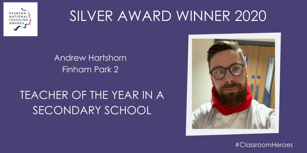Morning all! Fabulous news to start the day- Congratulations Chef! @ECDFP2 @TeachingAwards  #ClassroomHeroes #WorldClass