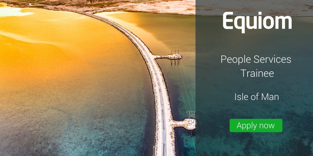 equiomgroup's tweet photo. We are recruiting for a People Services Trainee in our Isle of Man office. This is an excellent opportunity for someone looking to start a career in HR and gain experience on a global level #jointeamgreen #hrjobs #jobsiom https://t.co/YEoKMbg1sO https://t.co/px4aAso5v4