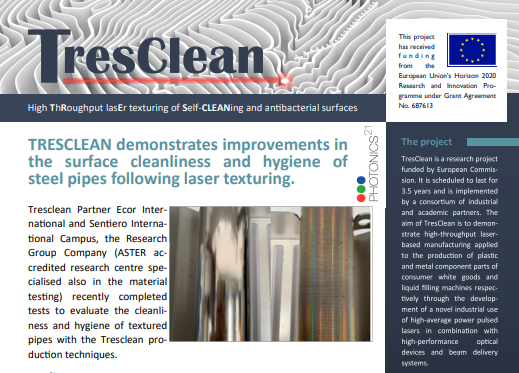 The final TresClean newsletter has now been published. 

Read about the results and achievements of the H2020 TresClean project at tresclean.eu/publications