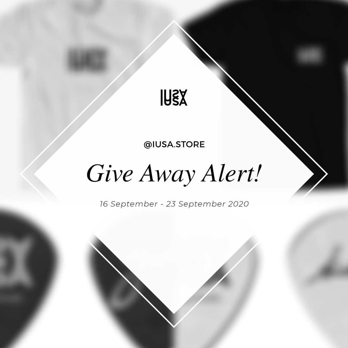 GIVE AWAY ALERT!
For more information check Instagram IUSA