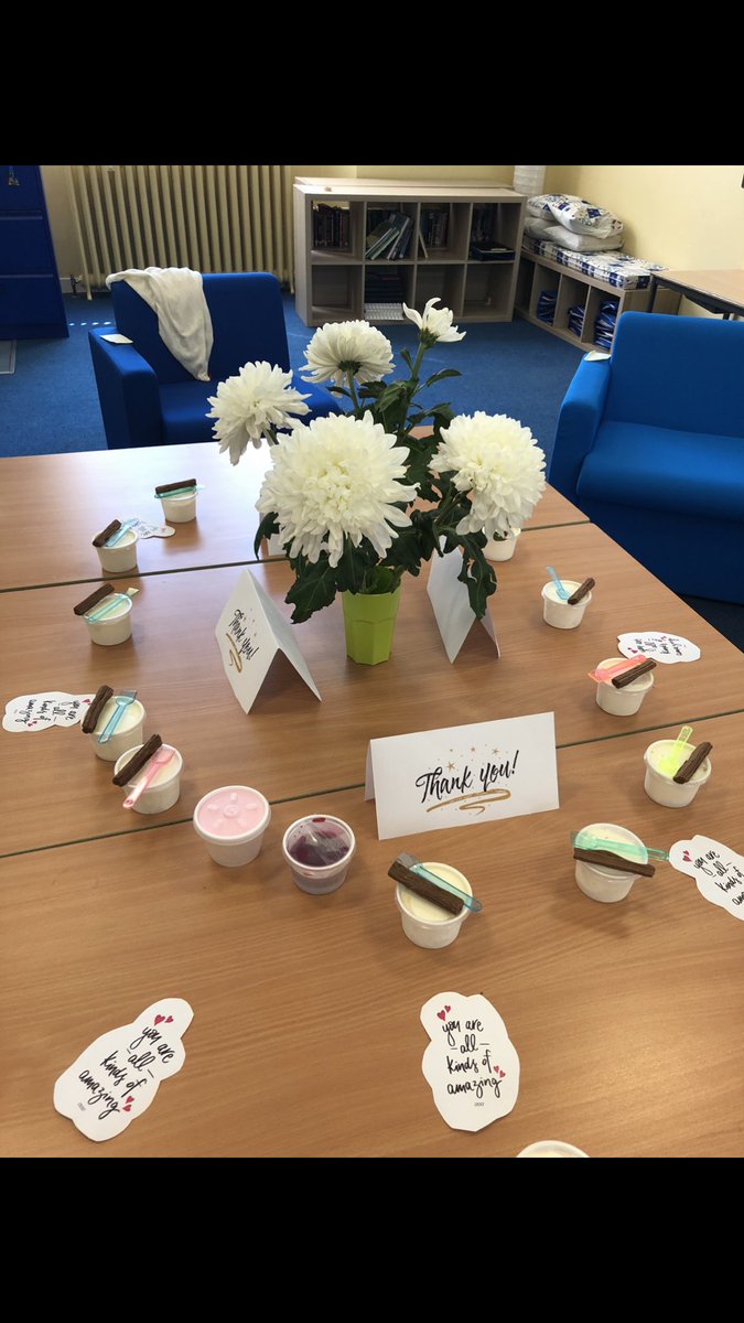 We celebrated our first full week back at school with a sweet treat! *All sanitised and safety measures adhered to* It is so important now, more than ever, to be there for each other as we work to meet the needs of our pupils, our families and ourselves🤗 <a href="/NAC_Education/">North Ayrshire Education</a>