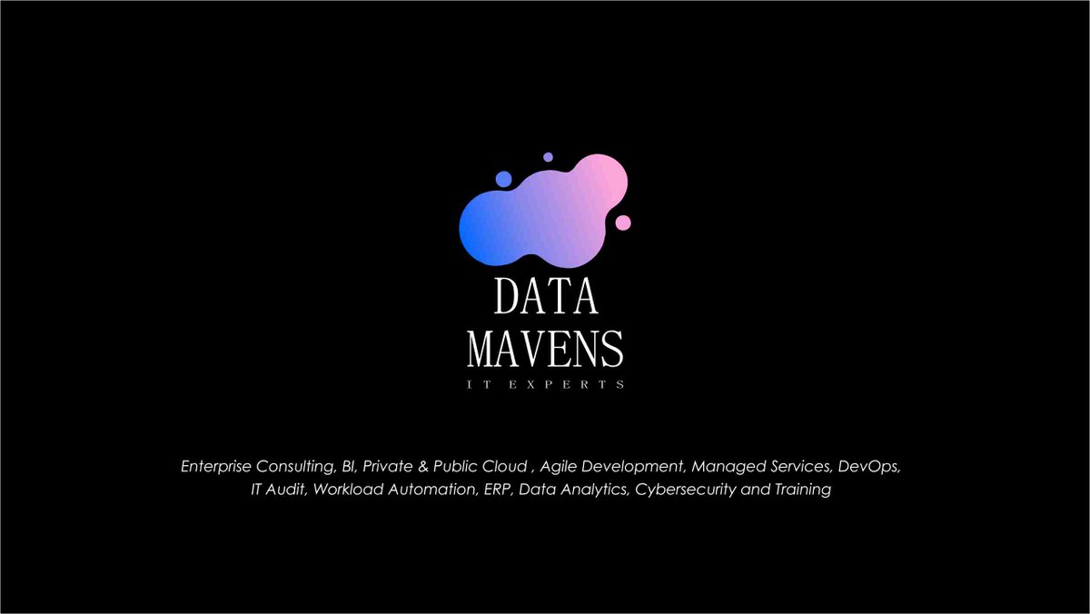 MavensLtd's tweet image. #enterpriseconsulting #privatecloudsolutions #erp #itaudit #dataanalytics #bi #agiledevelopment #managedservices #devops #wla #cybersecurity #training