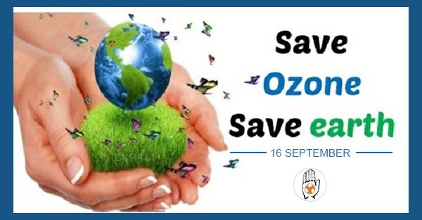 Today happens the #WorldOzoneDay . On this day let's take a pledge to protect the Ozone layer for the generations to come. Let's be Ecofriendly. #SaveOzone
#saveEarth #WorldOzoneDay2020
@shikhagulka @shalinibadshah @RAMCHAN13198642 @WhoNeerajKumar @sandeephoodahr