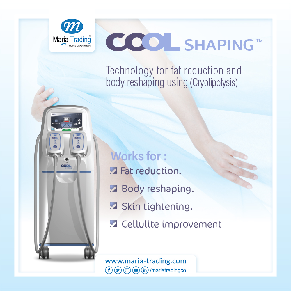 mariatradingco's tweet photo. 👌Best Technology for fat reduction and body reshaping using (Cryolipolysis)

🌐 https://t.co/ImYpnZ30Iq

Maria Trading® | House of Aesthetics
info@maria-trading.com | +971 6 55 79 818

#MariaTrading #Coolshaping #Sculpt #Fatreduction #bodyshape #slimming #bodyshaping #aesthetic https://t.co/LZX971KgYW