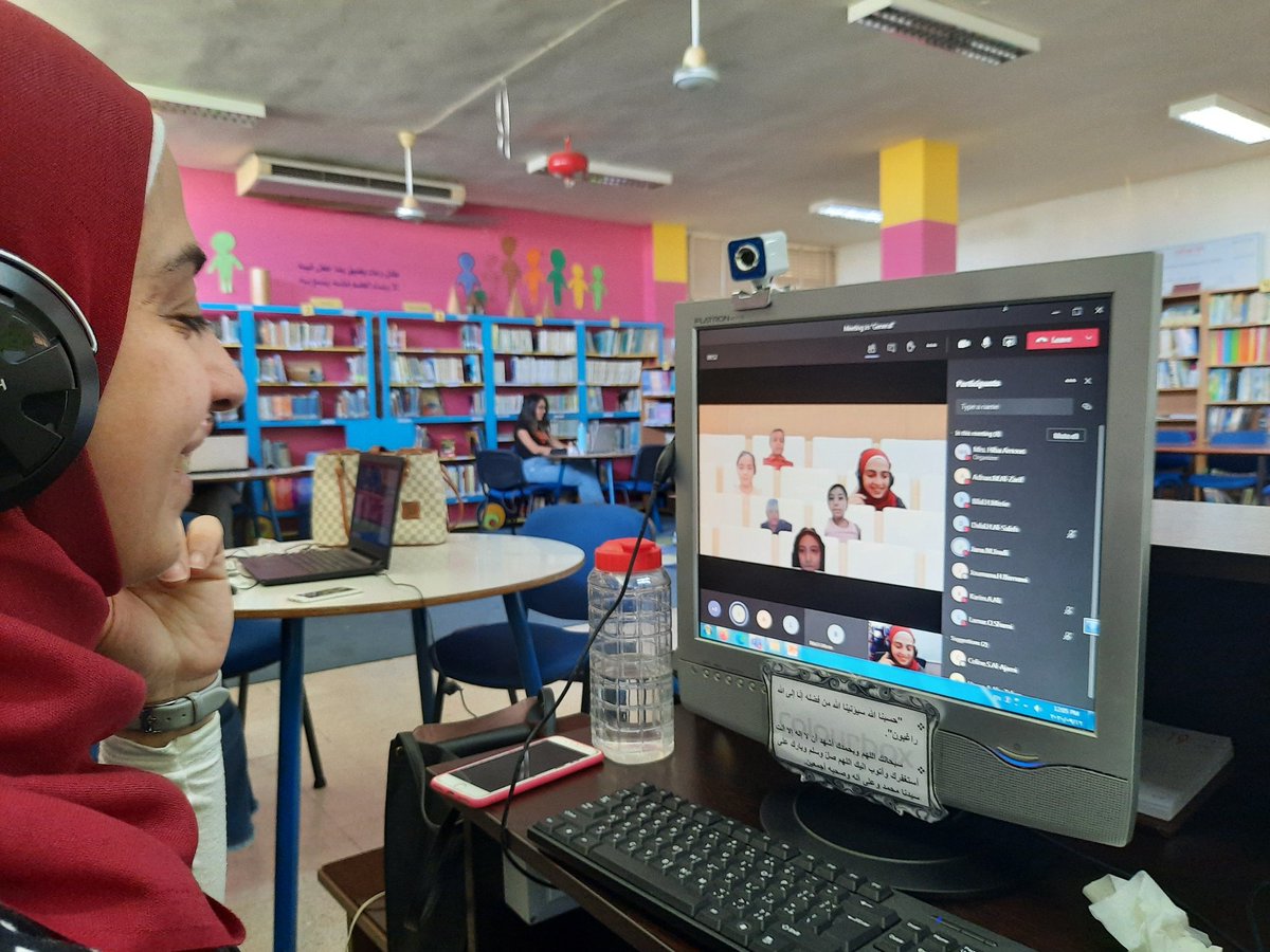 ClaraMouaddam's tweet image. Experiencing a better sense of connection through #TogetherMode 🤩 So simple yet so satisfying when you&apos;re &quot;virtually&quot; not separated by barriers!
@HibaArnouss @NorahD91
#survivingthepandemic #ChallengeAccepted #remoteteaching
@MicrosoftEDU @MicrosoftTeams @MakAishaSchool