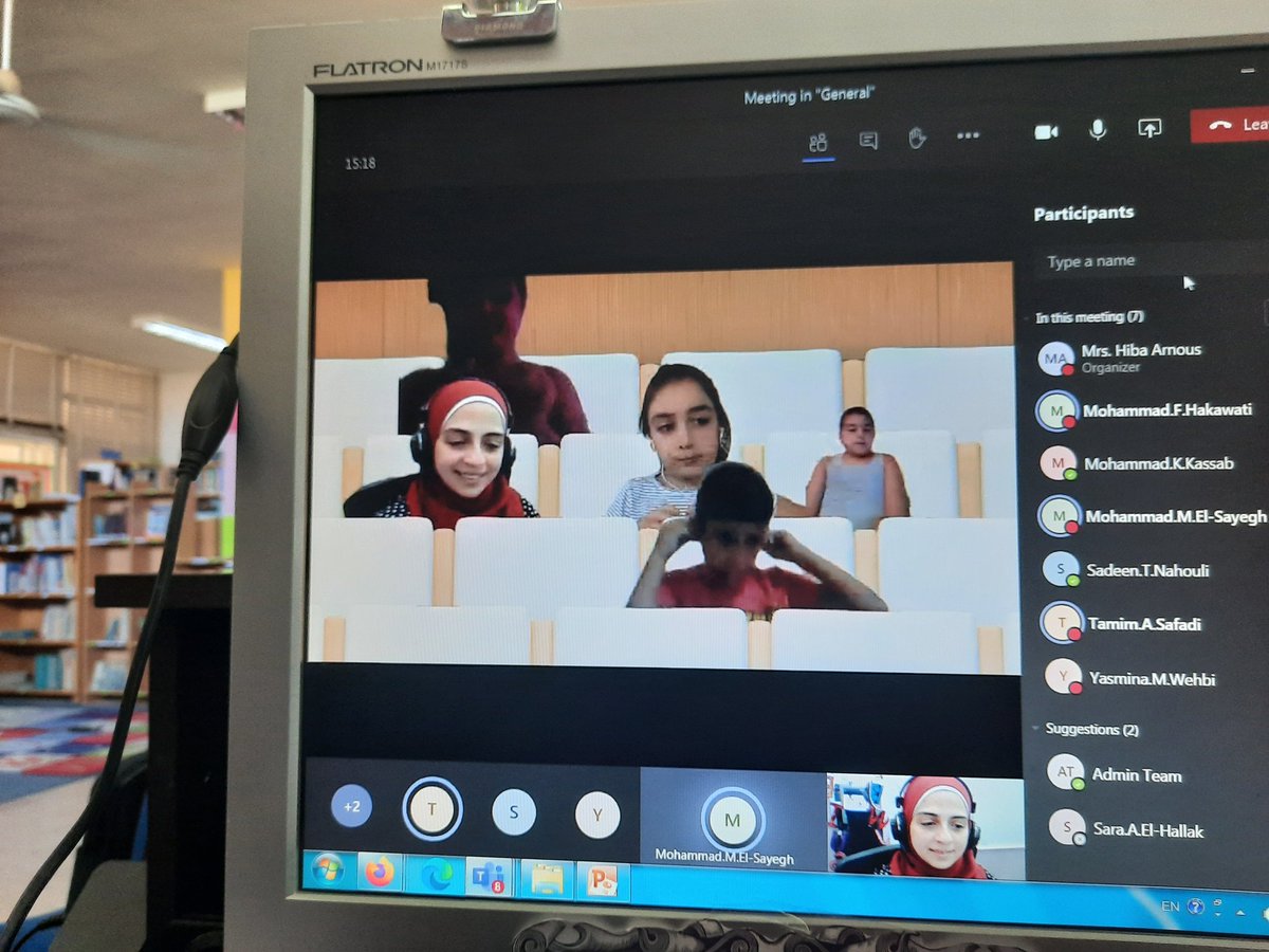 ClaraMouaddam's tweet image. Experiencing a better sense of connection through #TogetherMode 🤩 So simple yet so satisfying when you&apos;re &quot;virtually&quot; not separated by barriers!
@HibaArnouss @NorahD91
#survivingthepandemic #ChallengeAccepted #remoteteaching
@MicrosoftEDU @MicrosoftTeams @MakAishaSchool