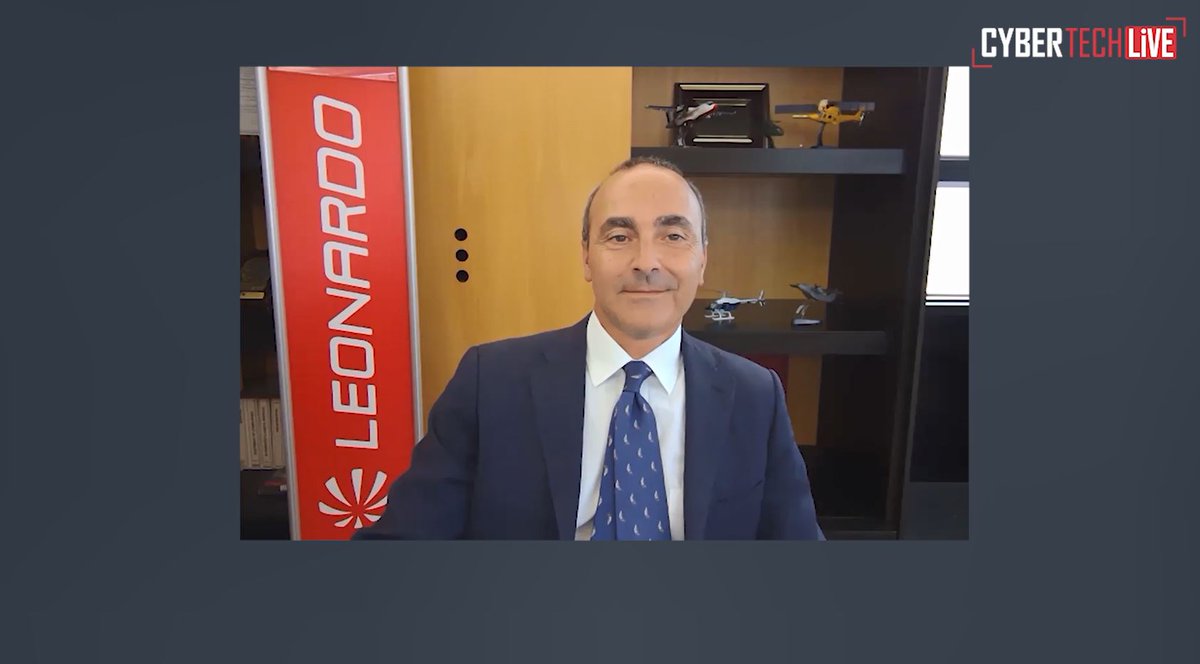 LDO_CyberSec's tweet photo. 🎙️Tommaso Profeta, MD of #Leonardo's #CyberSecurity Division: "the acceleration of the digital transformation process following the pandemic emergency has led to a renewed need for #security and #resilience in the society” #CybertechLive https://t.co/mES1nyl08c