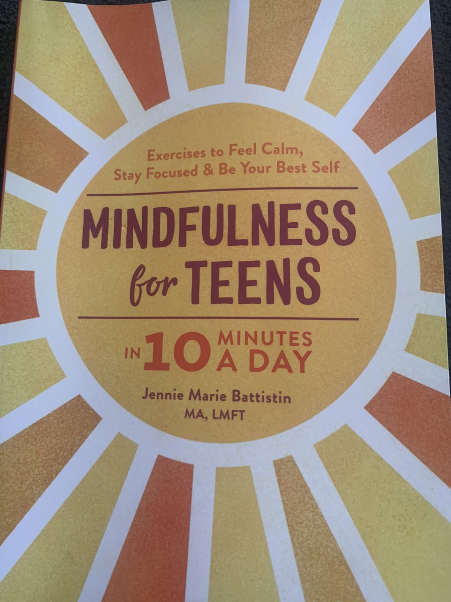And finally, a great book for student wellbeing. We are using this to plan our ‘Start the Day the Right Way’ tutor programme for calm mornings. Great strategies to use at the start of the day and before bed. This week, it’s all about 4,7,8 breathing! 🧘‍♂️