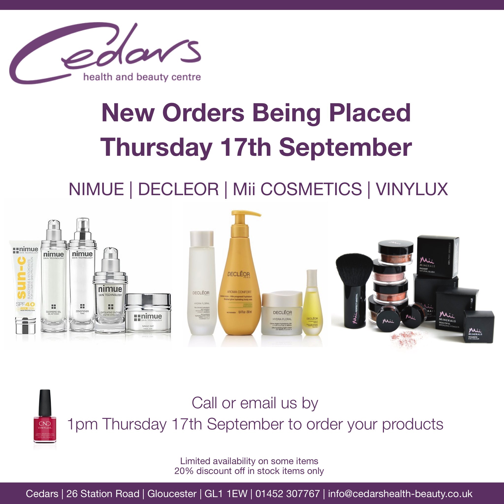 Cedars Health And Beauty Gloucester BID Business Improvement District