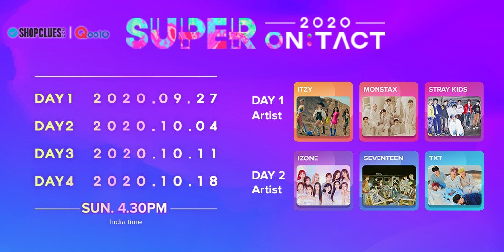 It's the biggest K-Pop Online musical festival, and it's available exclusively for you! ShopClues is proud to be a partner of Super On:Tact 2020 - a mega extravaganza where can you see the best KPop Artists Live! Book your tickets now! Link : bit.ly/3knTgJO