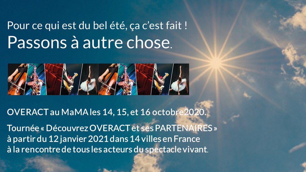 overacteurope's tweet photo. #culture #spectacle #theatre #musique #tournee #festival https://t.co/2uYrRDWfZt