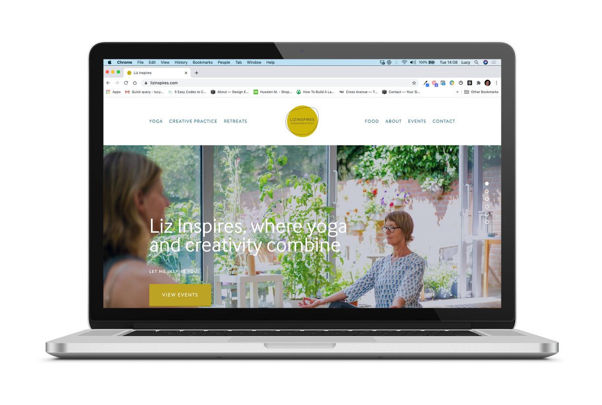 WebDesignerLucy's tweet image. Good photography on your website, essential for your credibility and to gain trust. 

Textile artist, art facilitator and yoga instructor Liz Nilsson gave me beautiful photos to play with for her website lizinspires.com Her aesthetic shines through #webdesign #squarepace